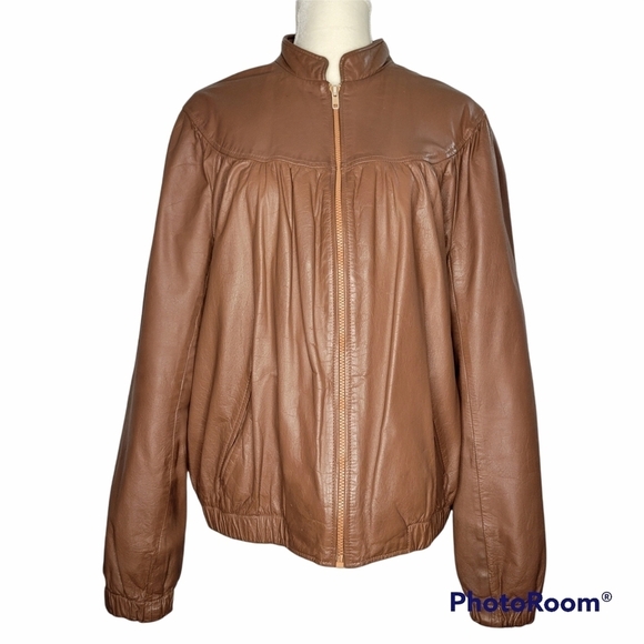 BERMAN'S Vintage Leather Jacket - Picture 1 of 8